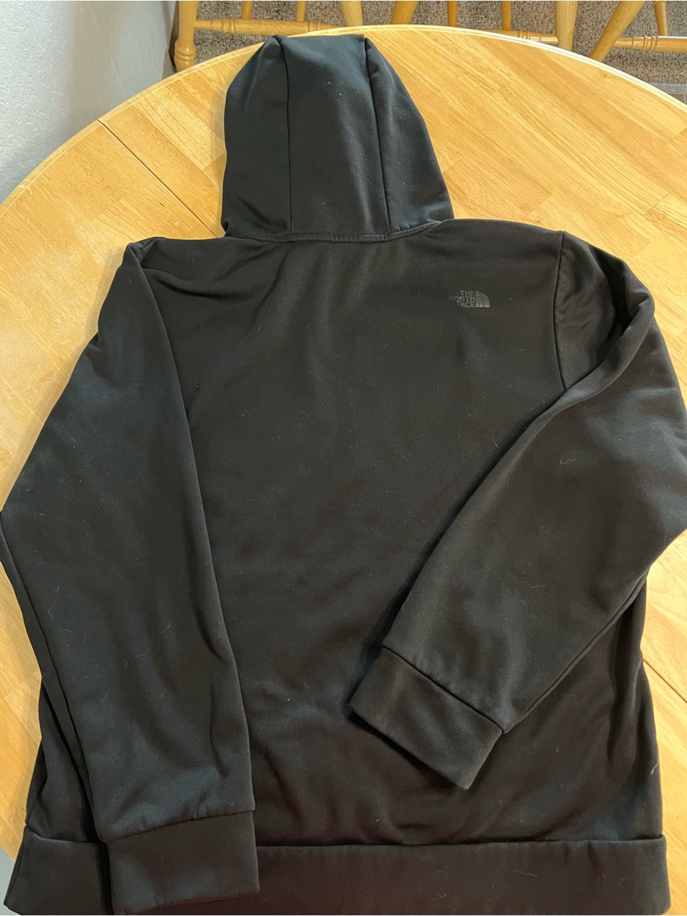 The North Face Black Pullover Hoodie with Logo - Picture 2 of 5